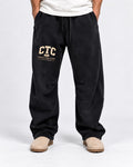 Vintage Black sweatpants detail view #color_vintage-black